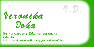 veronika doka business card